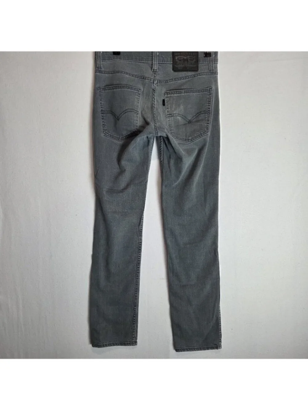 Levi's 511 Jeans Mens 29x30 Medium Wash Gray Denim Slim Leg Pants